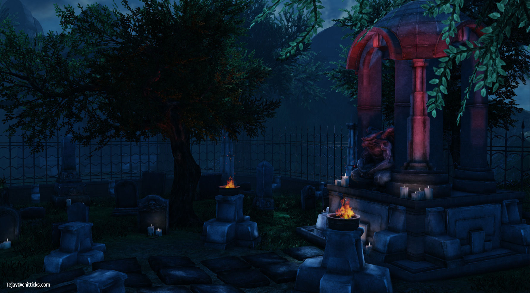 Graveyard Pack 3D model_4