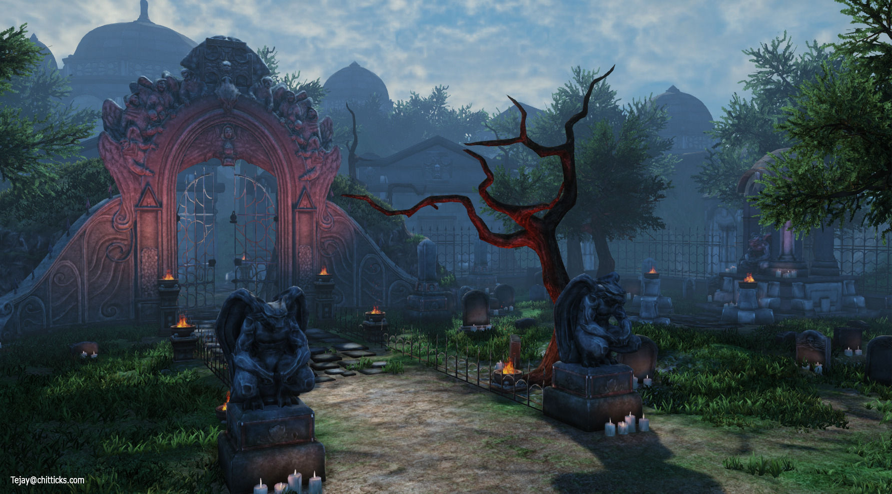 Graveyard Pack 3D model_3