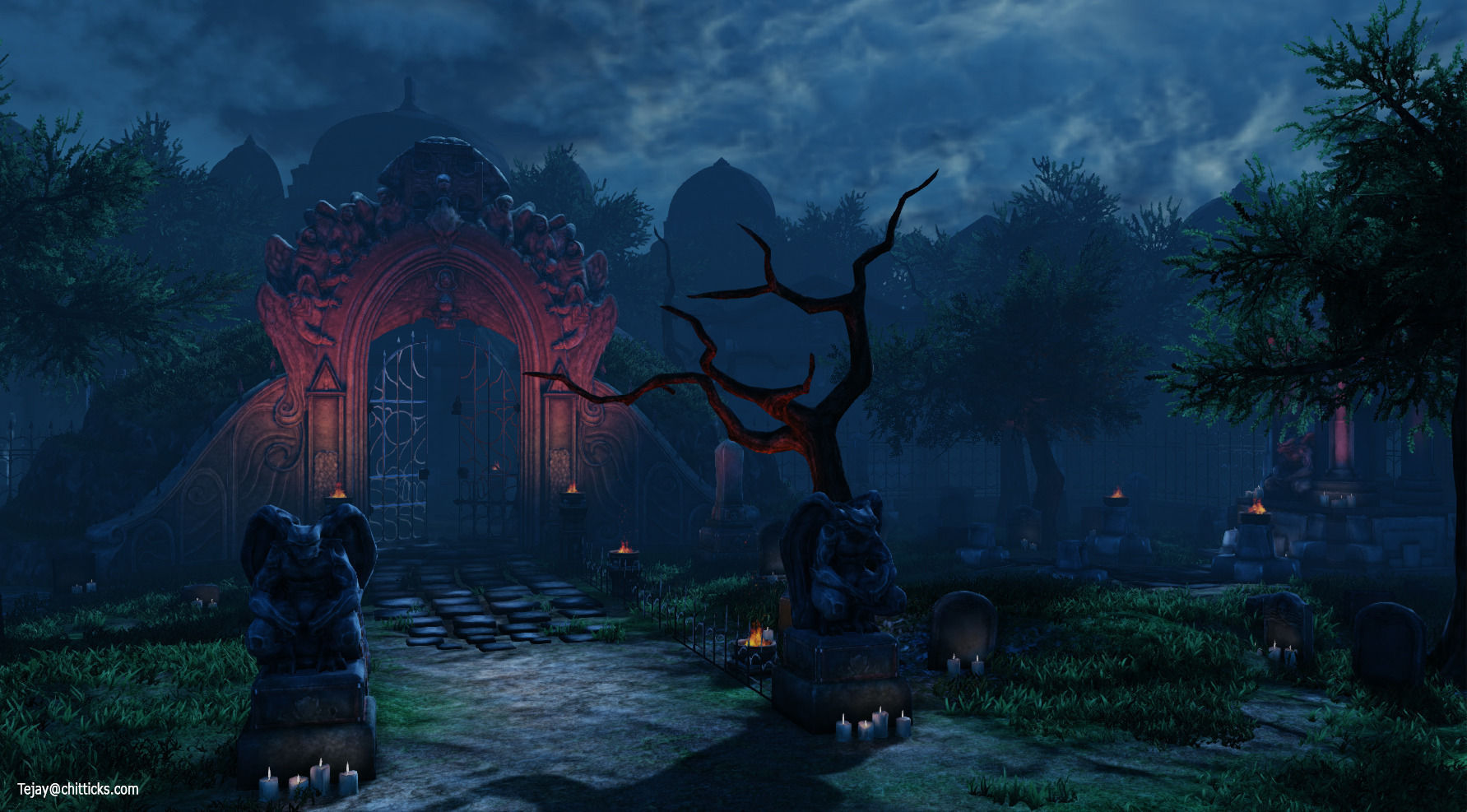 Graveyard Pack 3D model_1