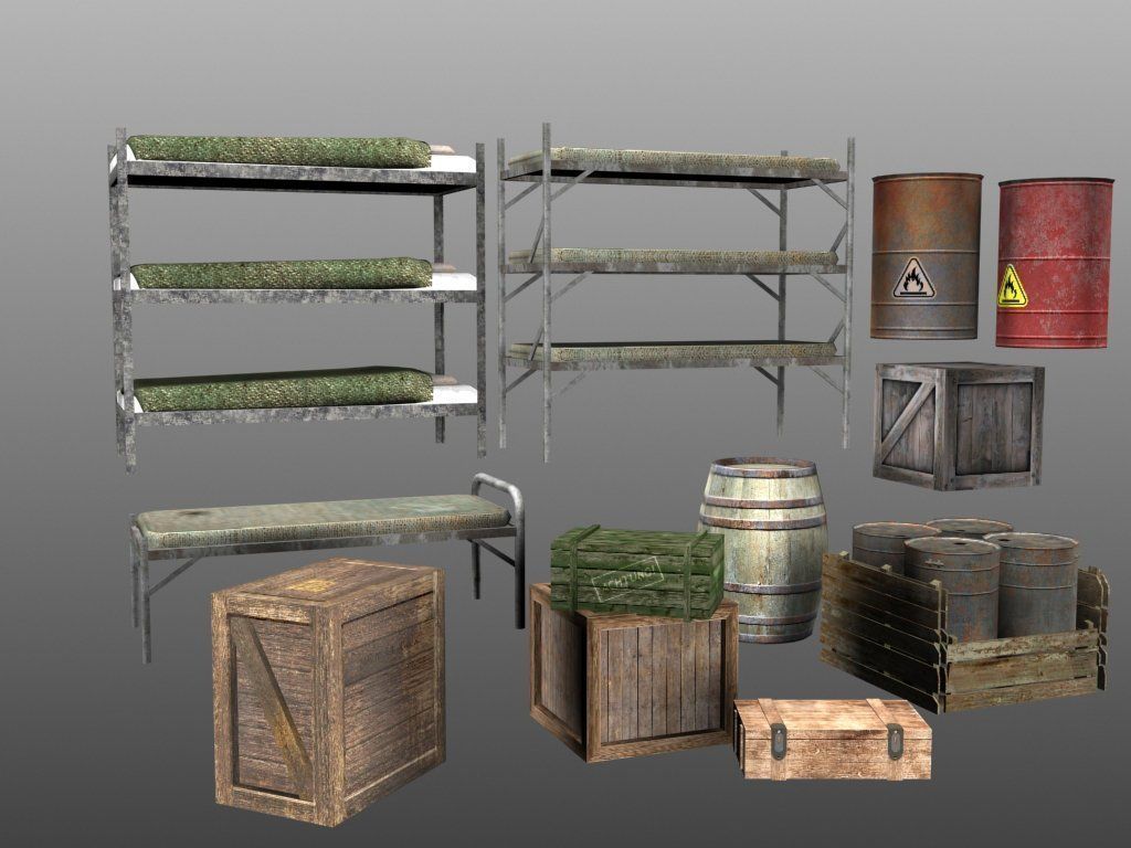 WWII model pack 3D model_29