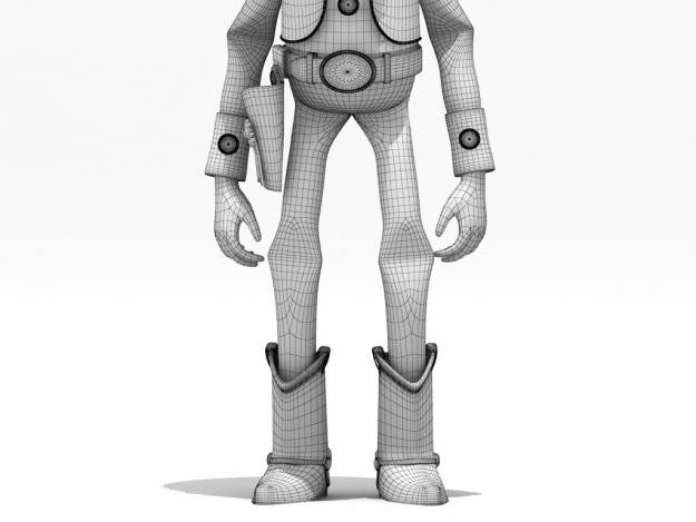 Woody rigged 3D model_12