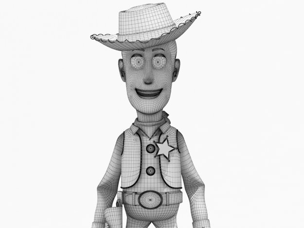 Woody rigged 3D model_11