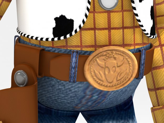 Woody rigged 3D model_9