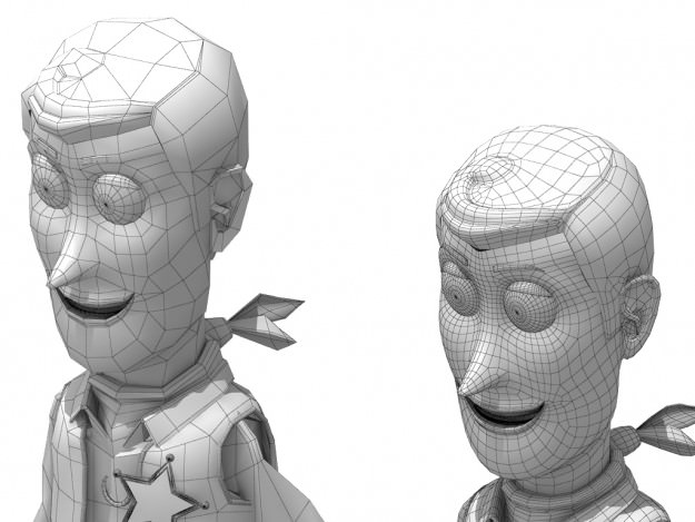 Woody rigged 3D model_14