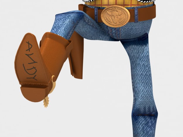 Woody rigged 3D model_17