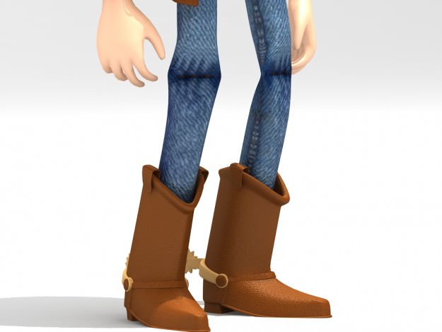 Woody rigged 3D model_8