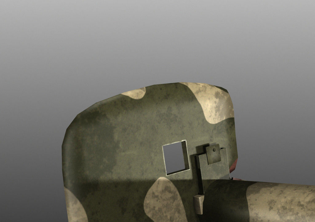 WWII Animated Weapons and Arms 3D model_1