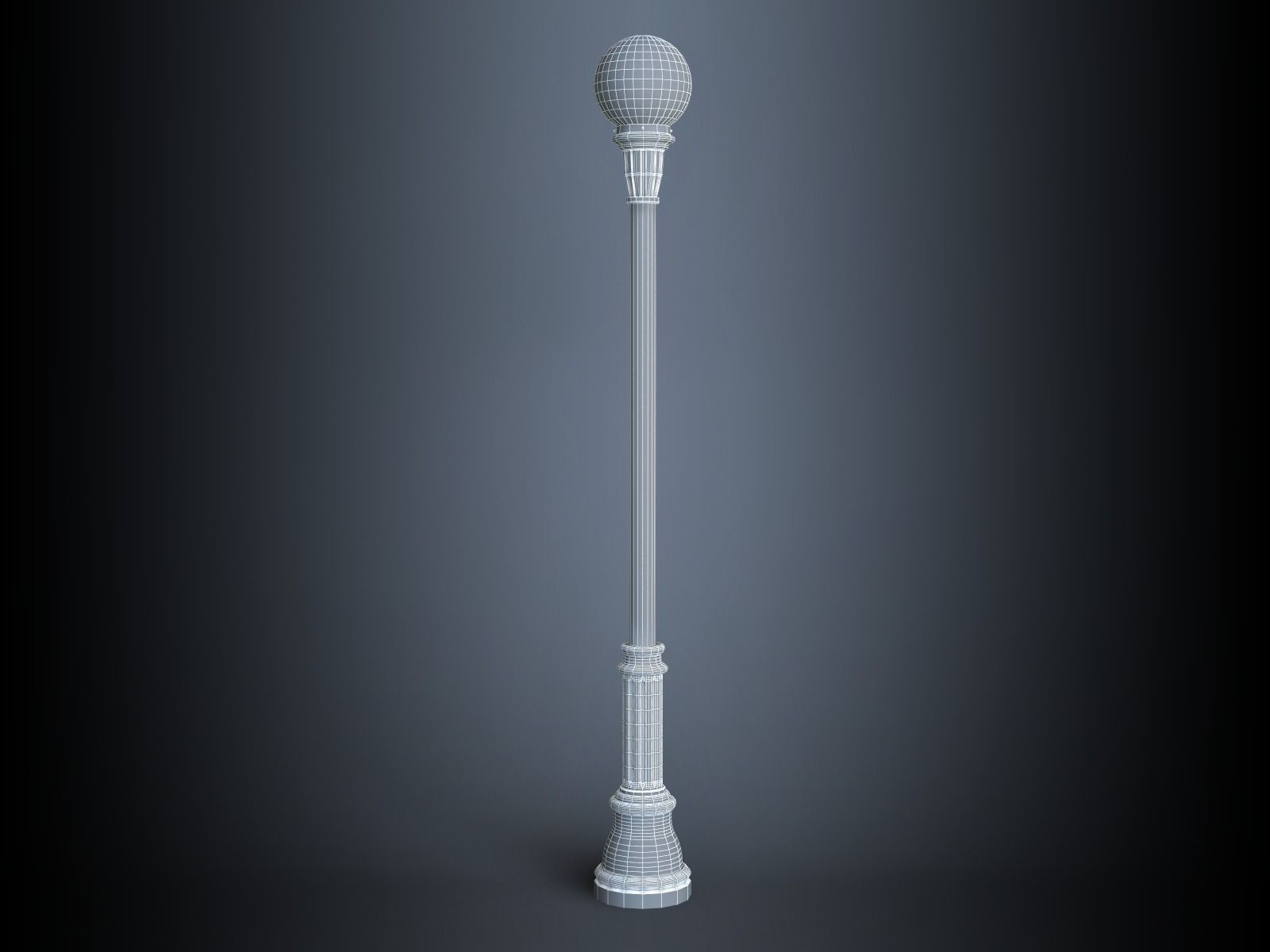 AmericanElectricLighting LCR series Cresthill street lamp 3D model_3