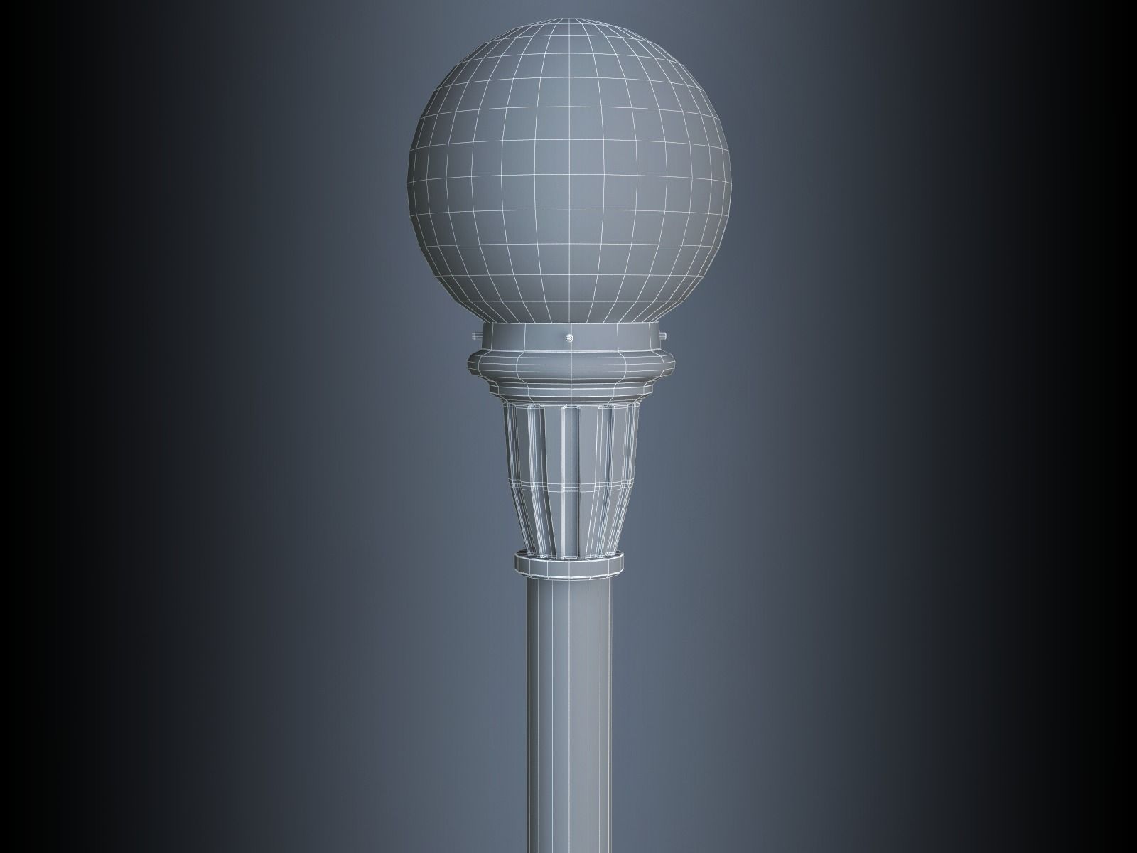 AmericanElectricLighting LCR series Cresthill street lamp 3D model_4