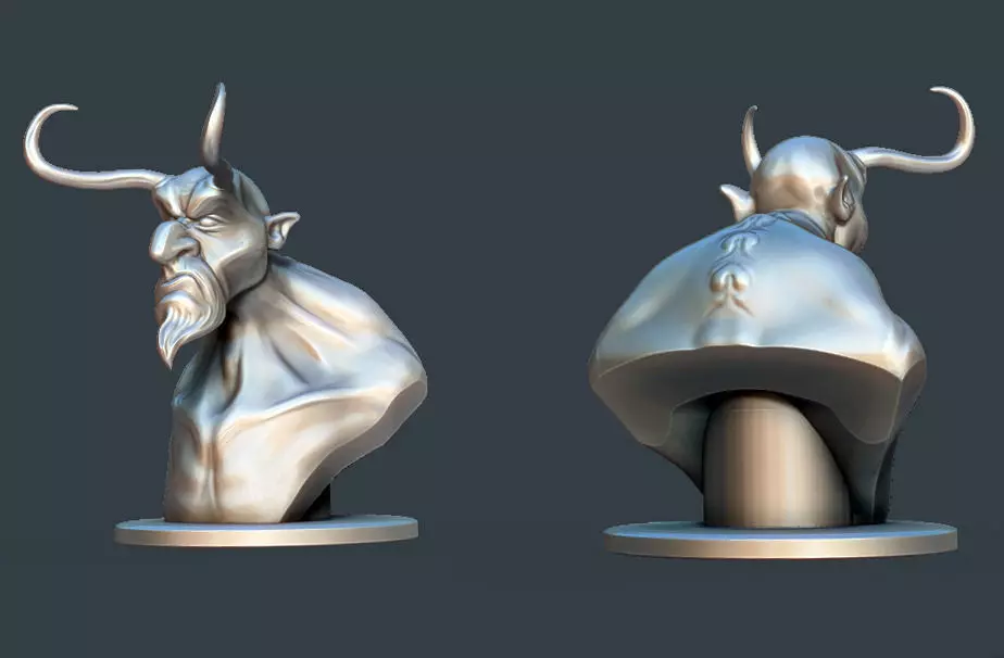 Mr Horns 3D print model_0