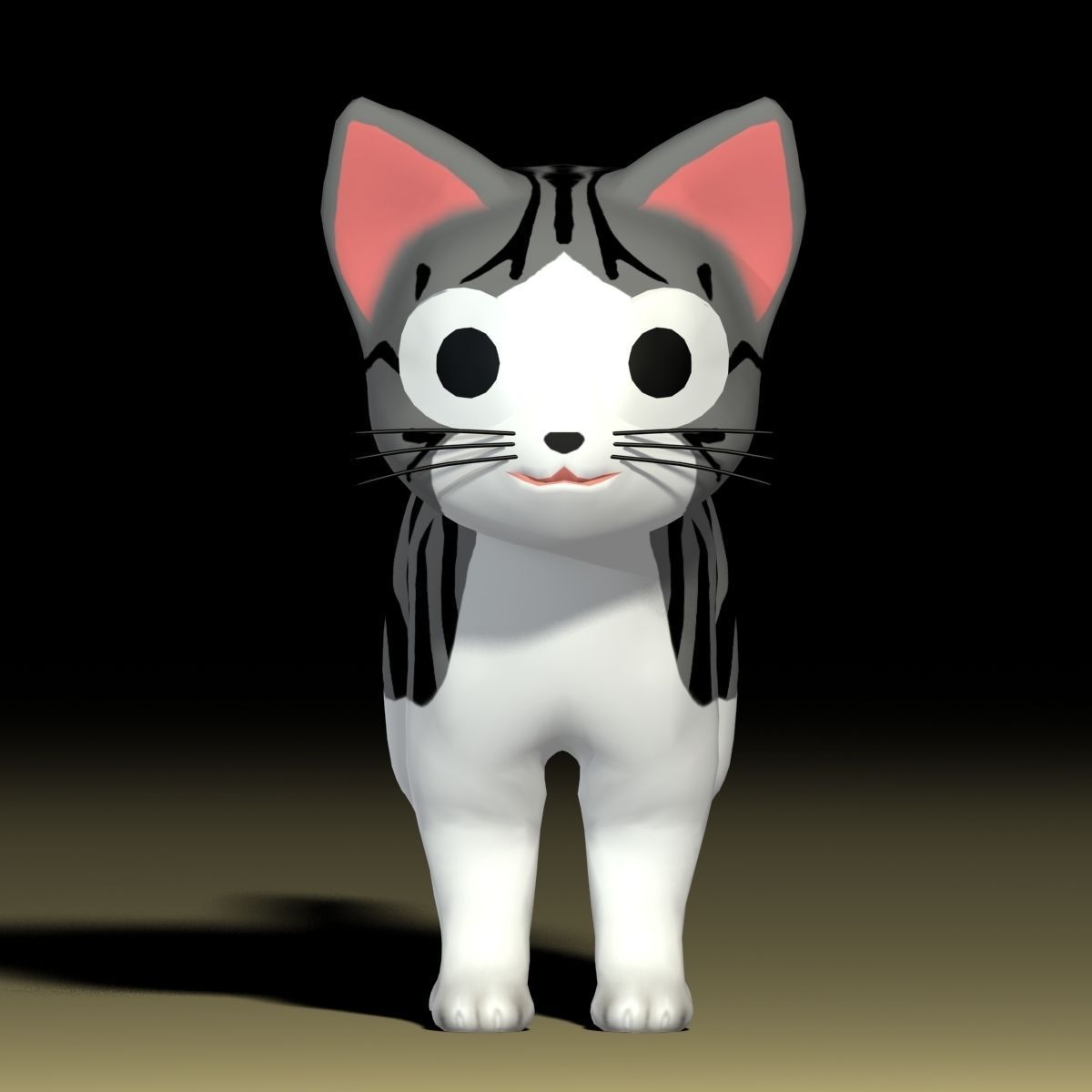 Chii rigged 3D model_7