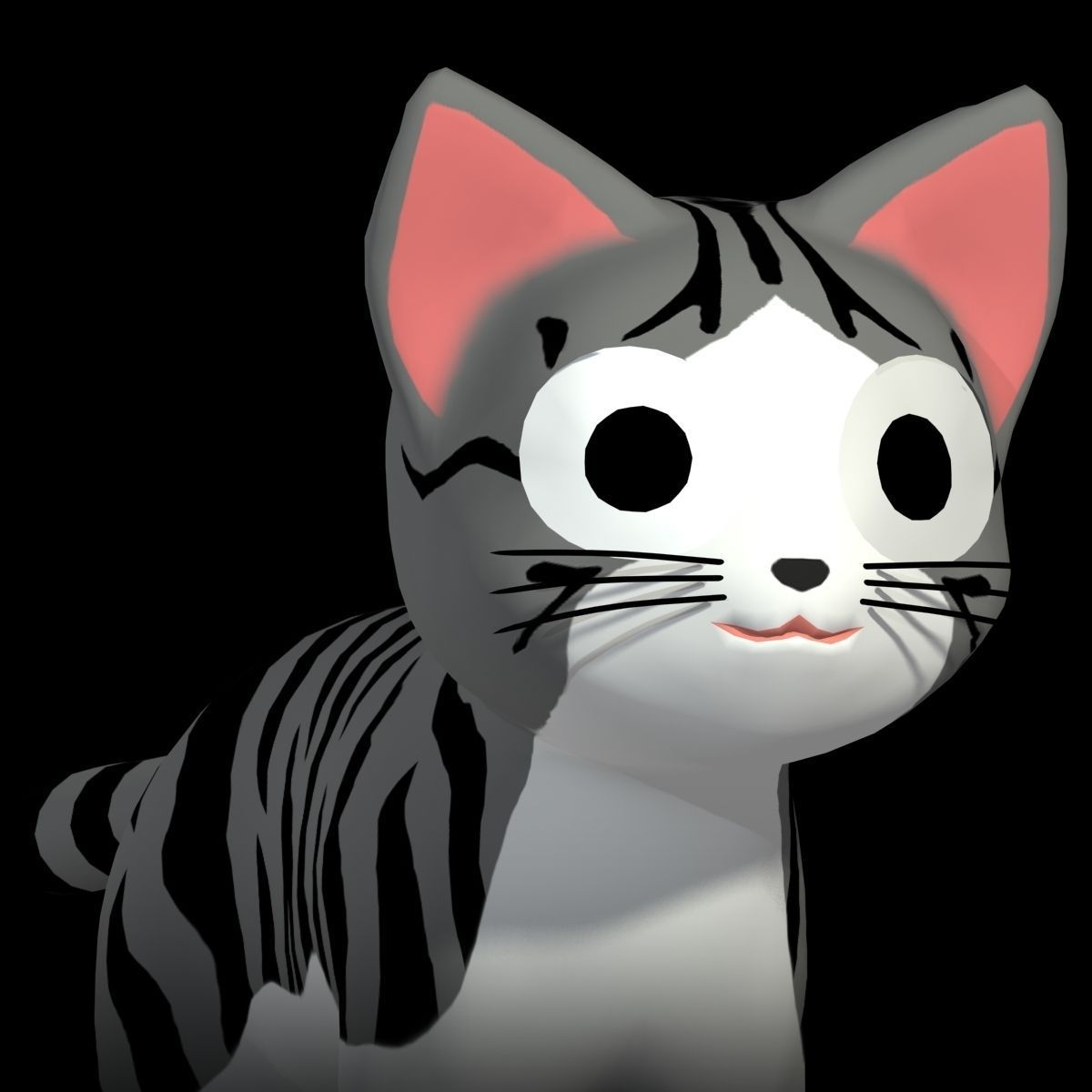 Chii rigged 3D model_6