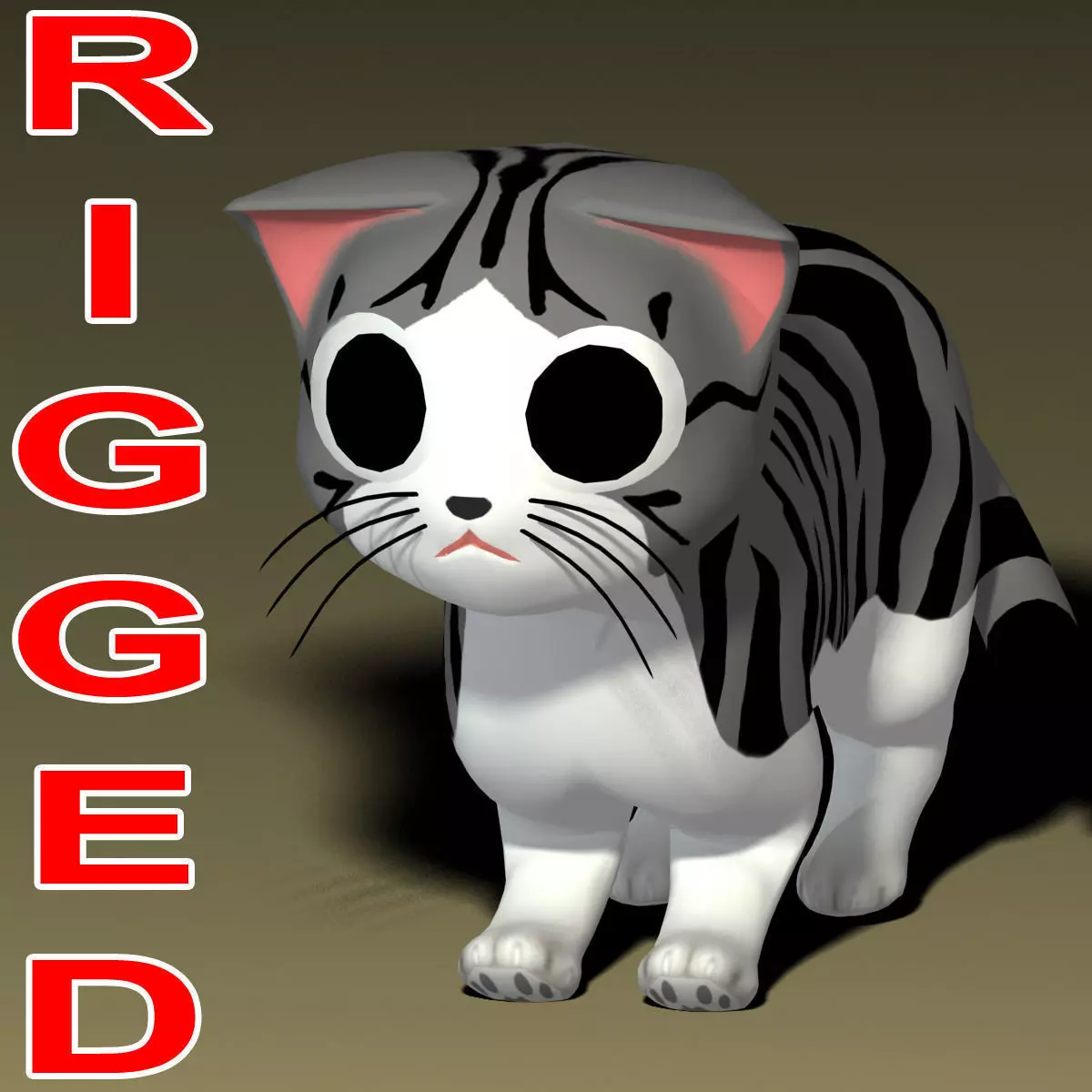 Chii rigged 3D model_0