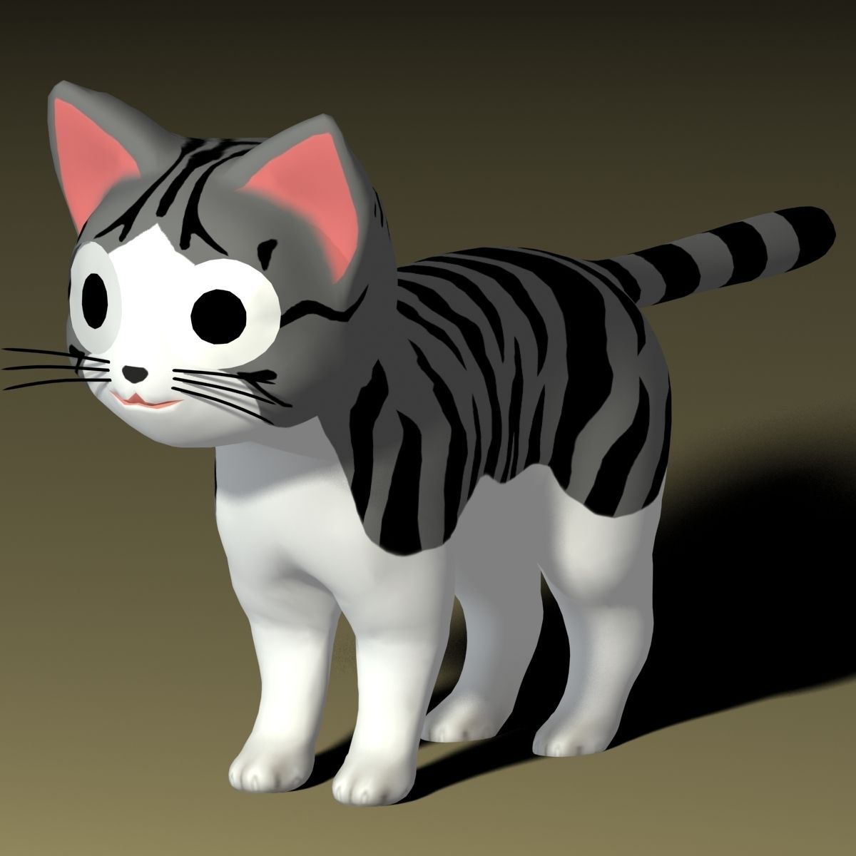 Chii rigged 3D model_9