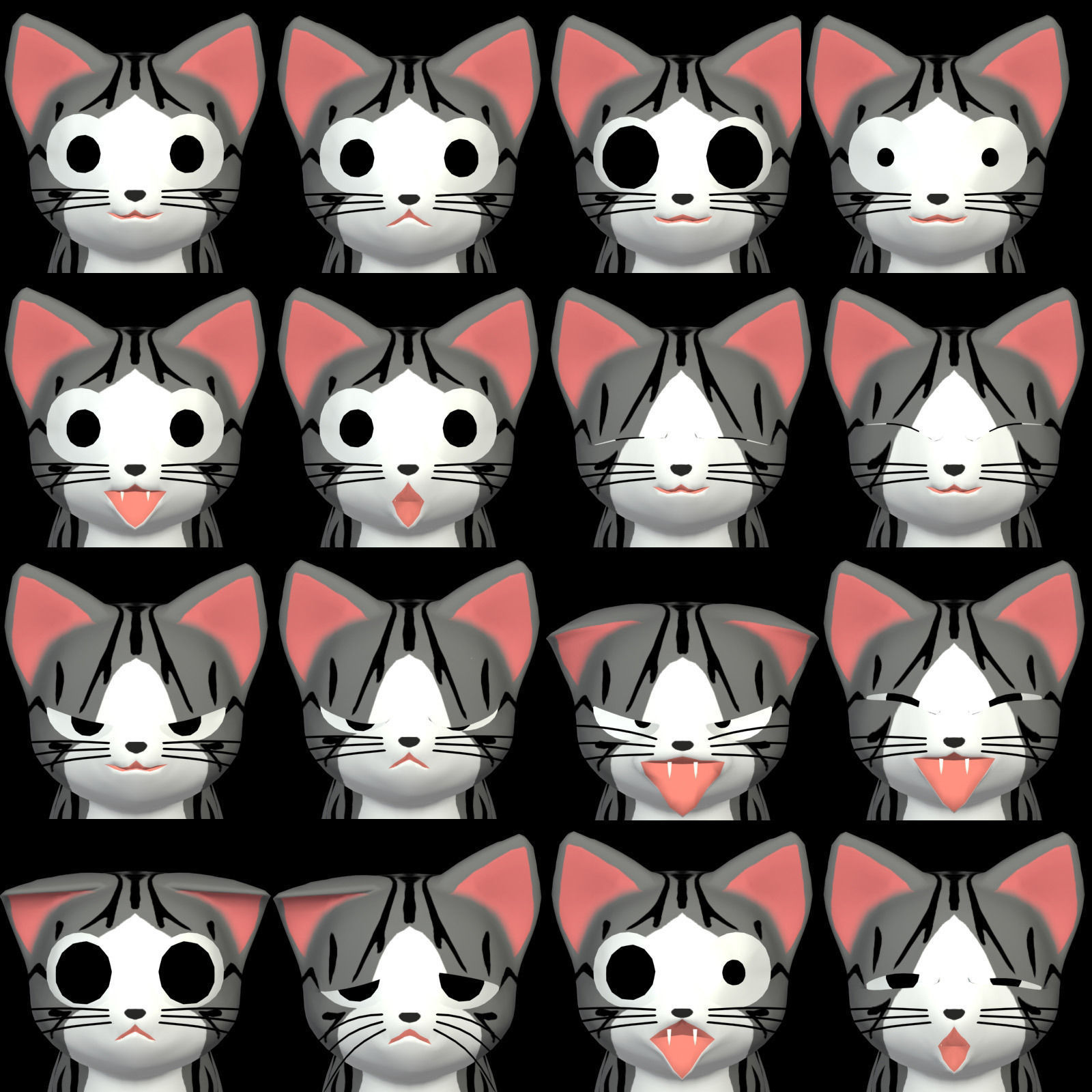 Chii rigged 3D model_5