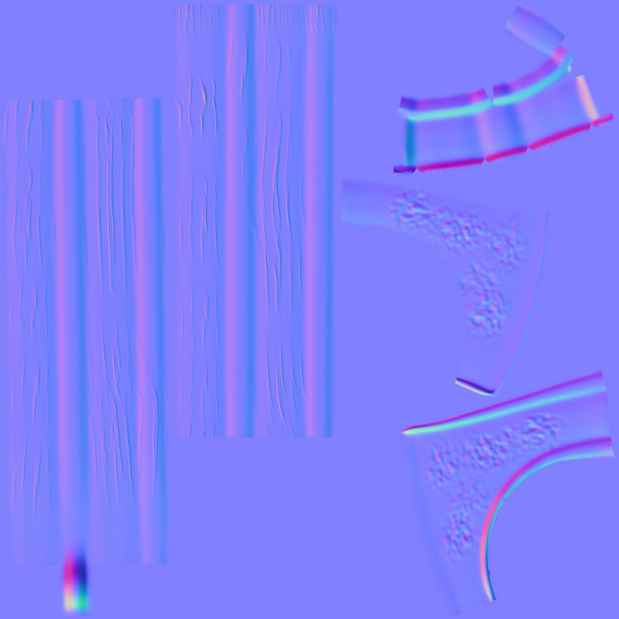 Low poly battle axe Low-poly 3D model_3