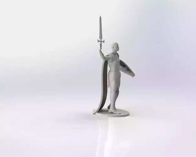 Scotland Warrior in Kilt  3D print model