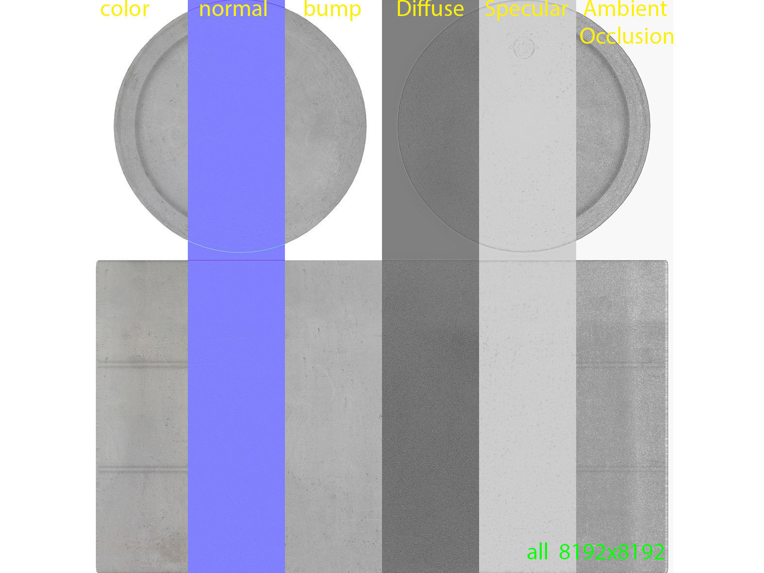 Barrel with silver paint Low-poly 3D model_6