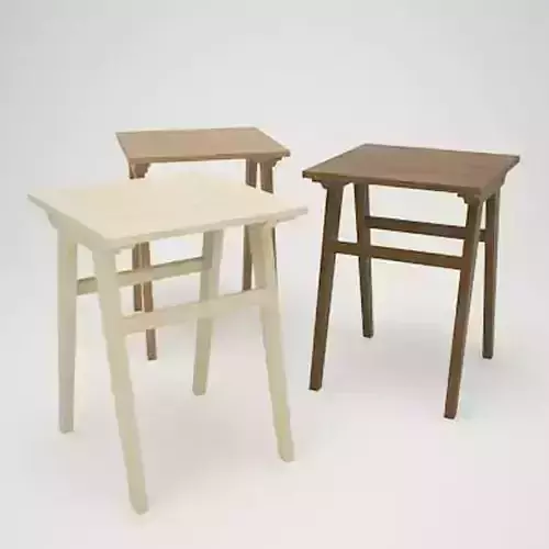 Wooden stool chair