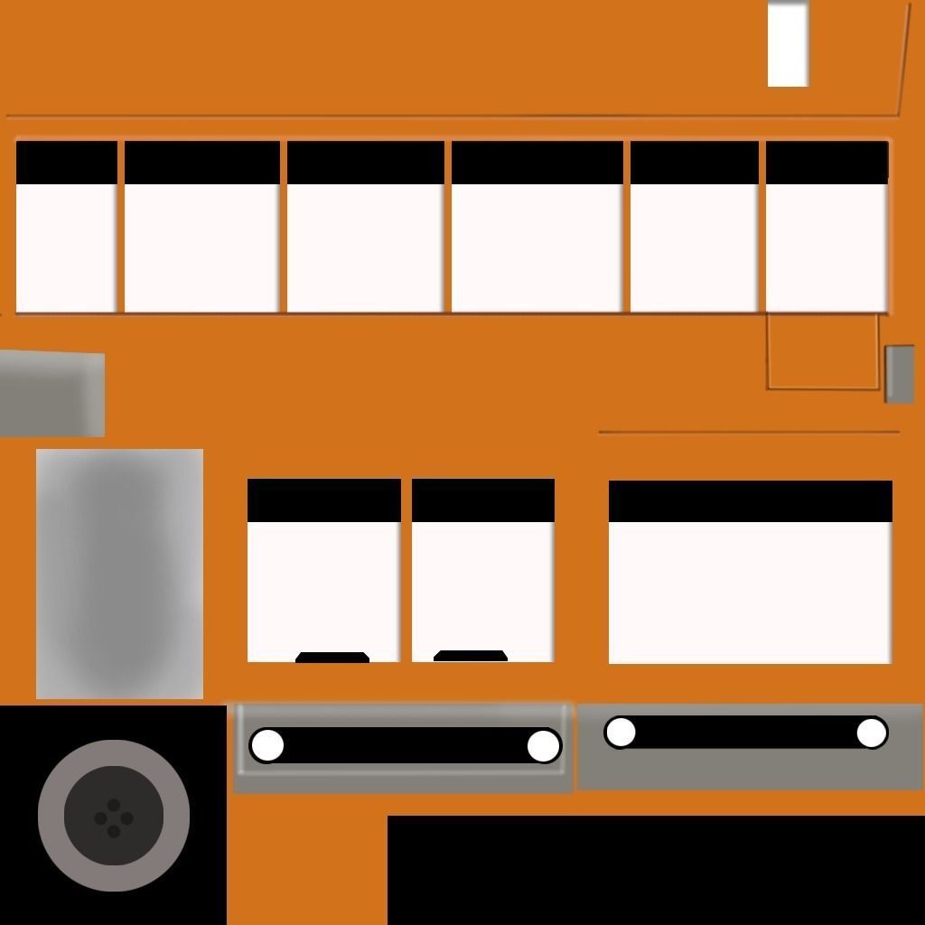 Cartoon vehicles Low-poly 3D model_8