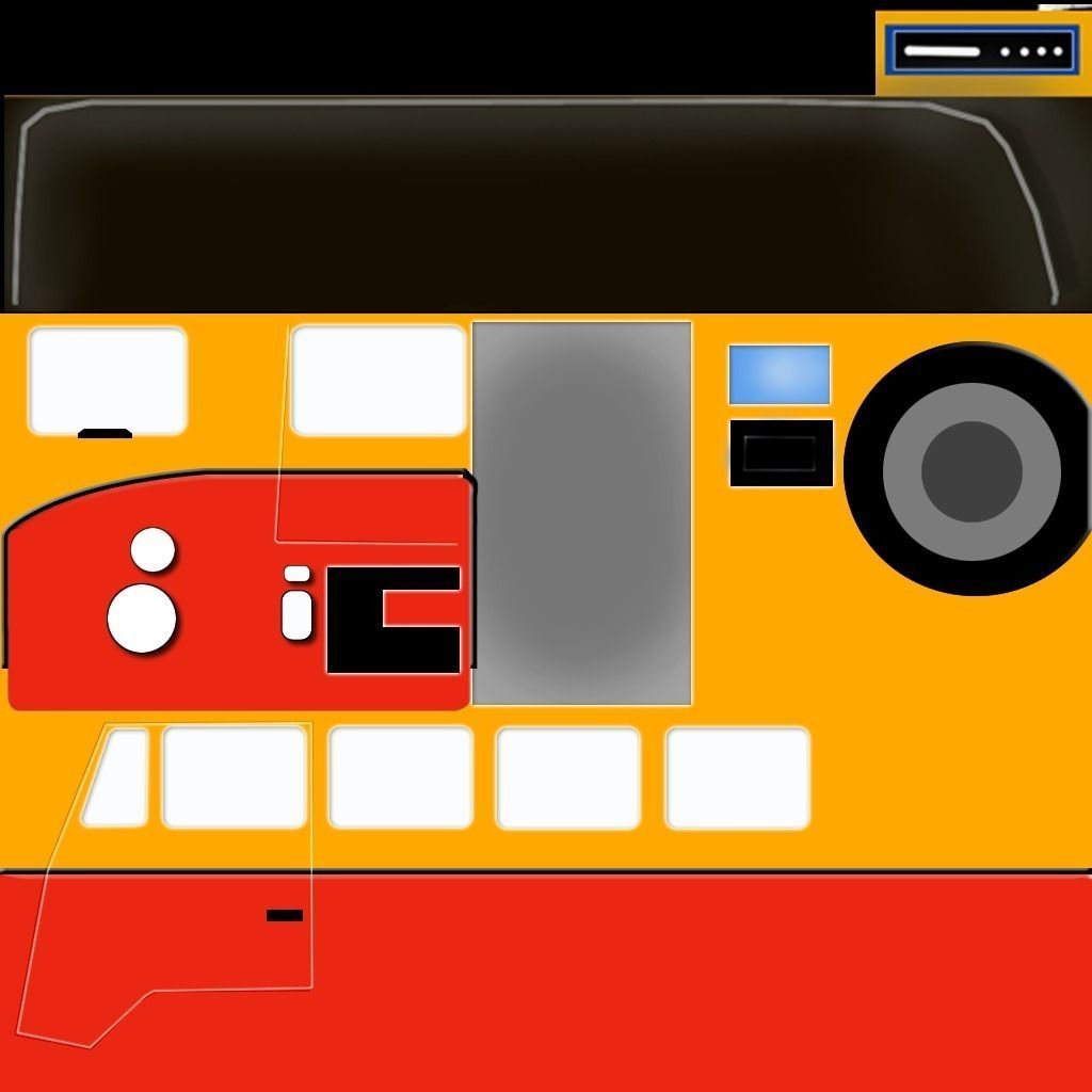 Cartoon vehicles Low-poly 3D model_19