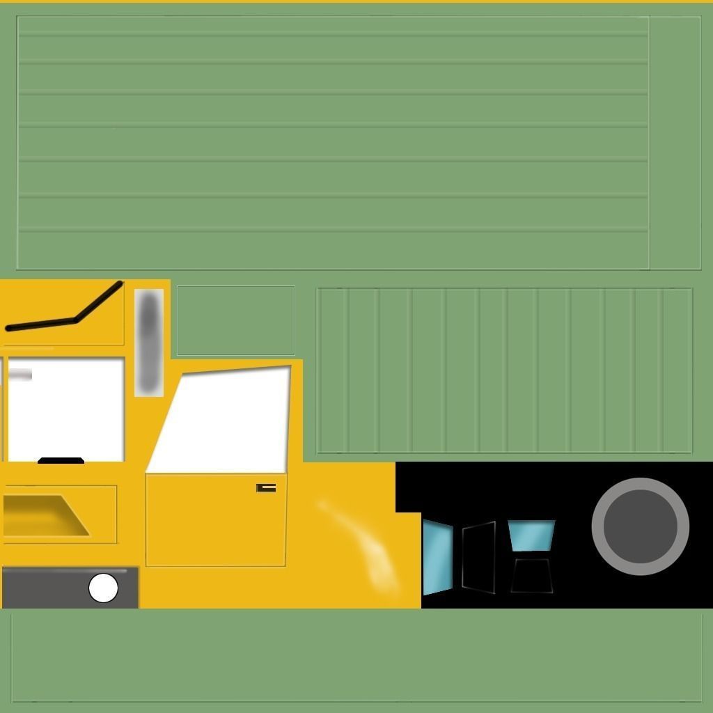 Cartoon vehicles Low-poly 3D model_18