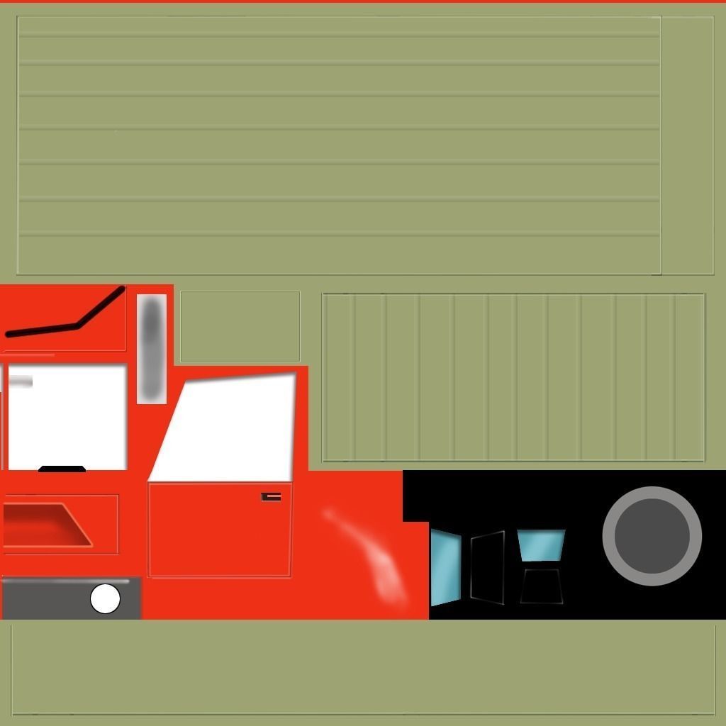 Cartoon vehicles Low-poly 3D model_17