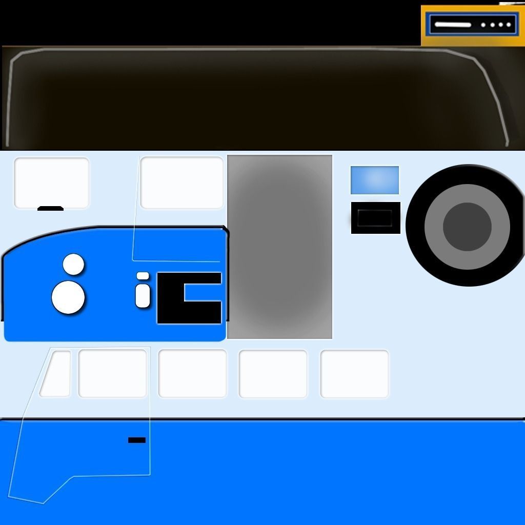 Cartoon vehicles Low-poly 3D model_20