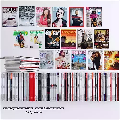 magazines collection 80 piece
