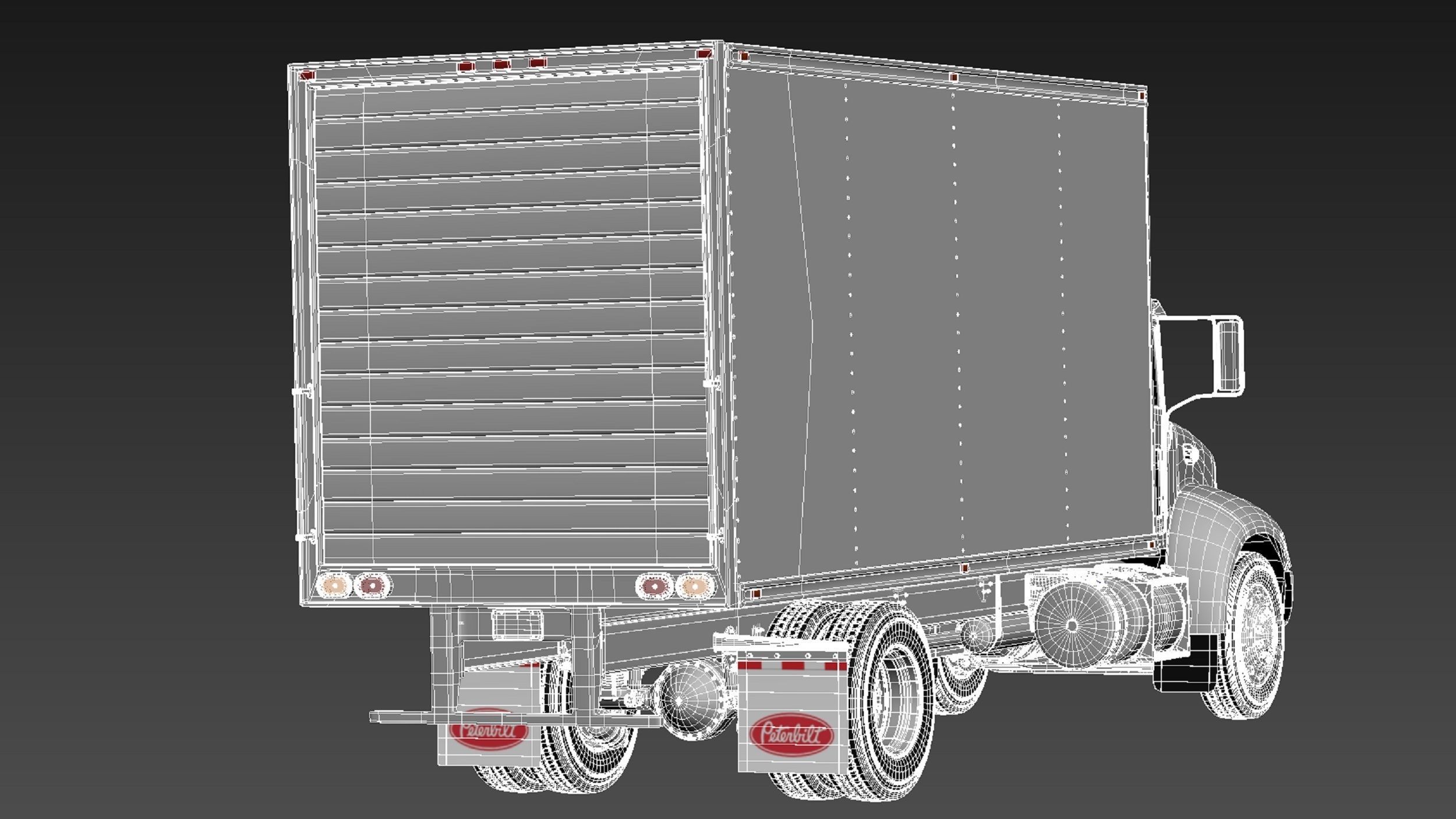 Peterbilt 337 Box 2015 3D model_17