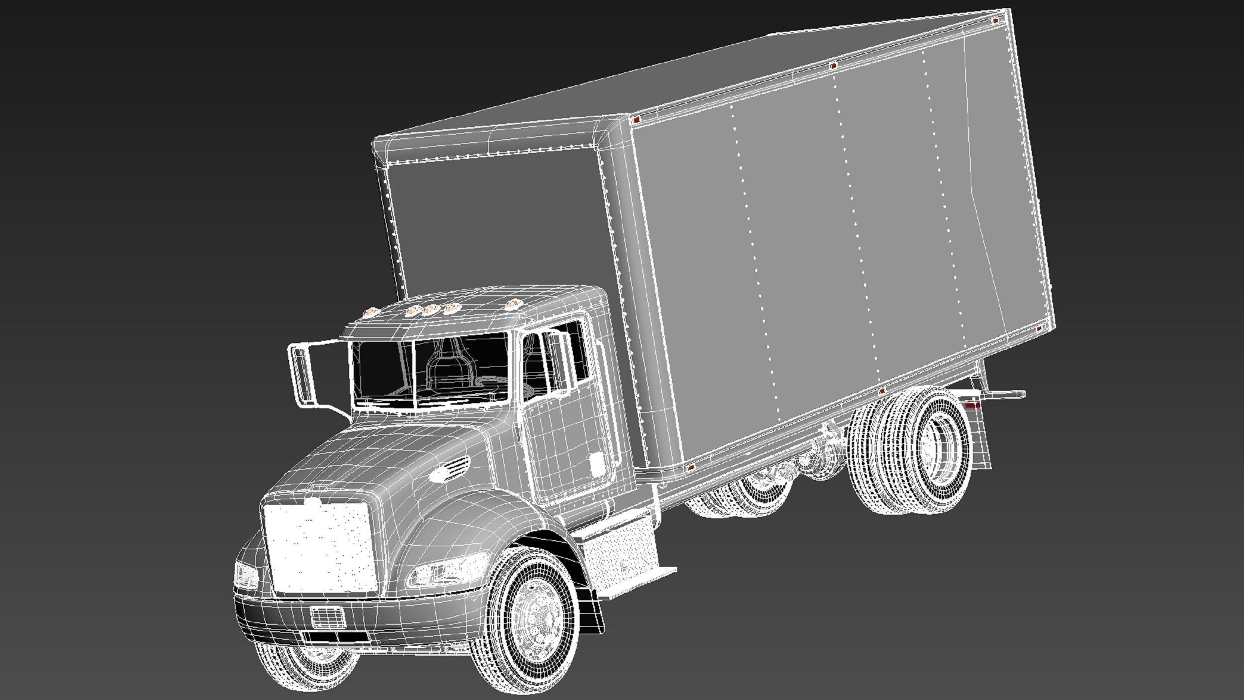 Peterbilt 337 Box 2015 3D model_16