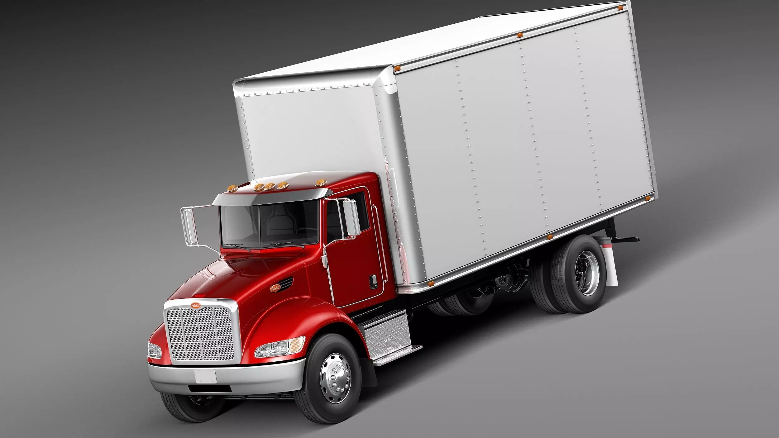 Peterbilt 337 Box 2015 3D model_0