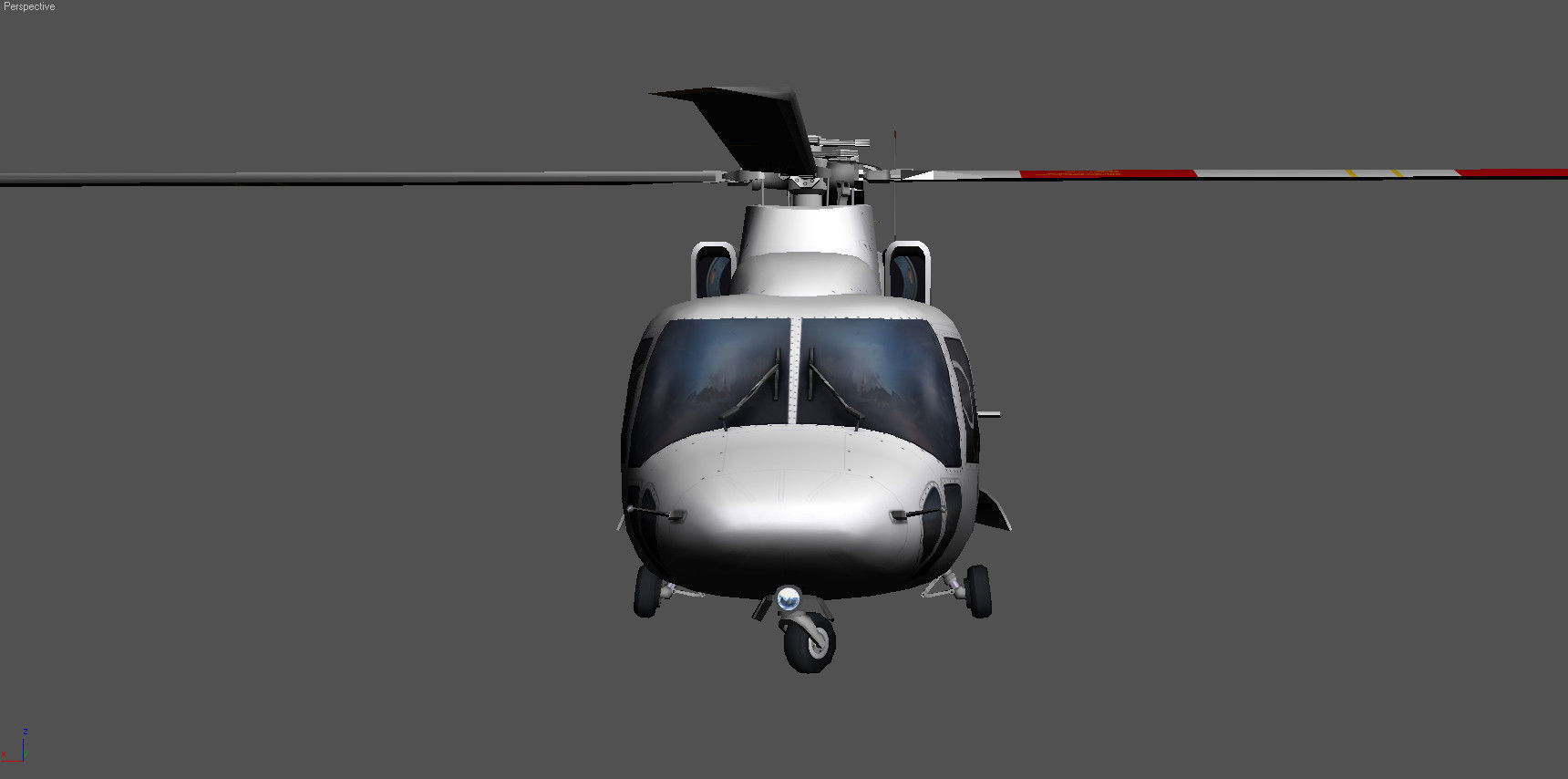 Sikorsky S-76B N19HF HeliFlite Low-poly 3D model_3