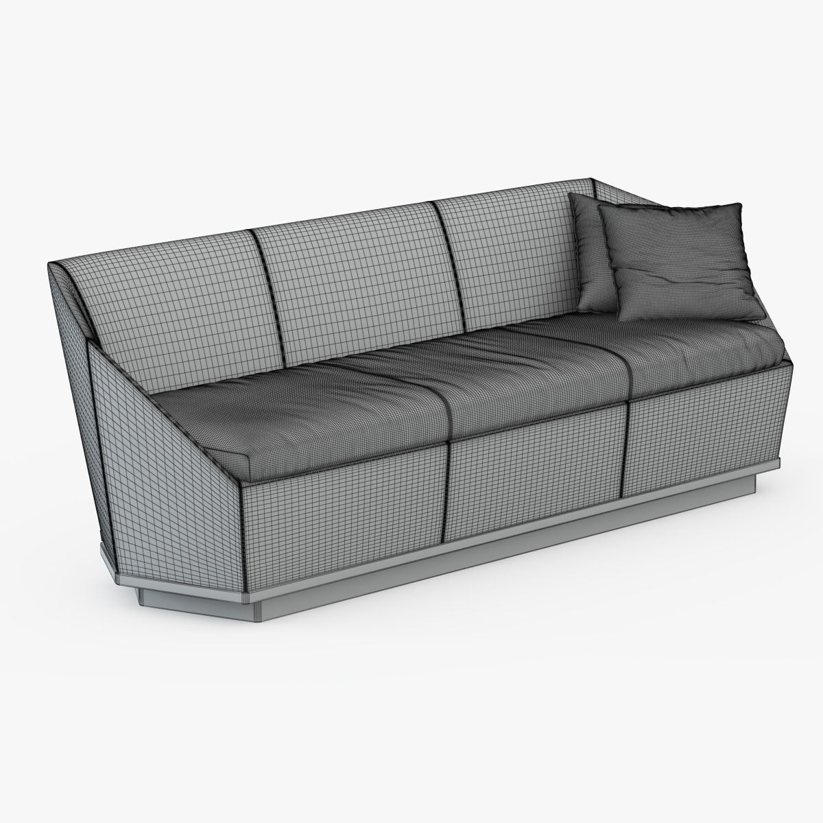 Yume Bench-Longhi 3D model_8