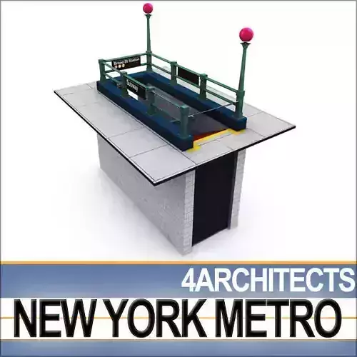 New York Subway  Metro Entrance A