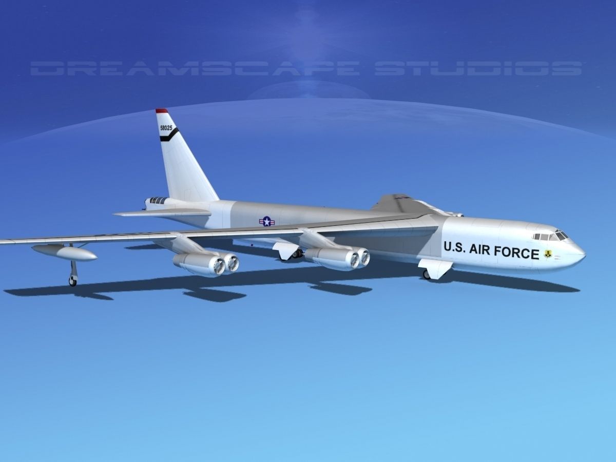 Boeing B-52C Stratofortress V03 3D model_3