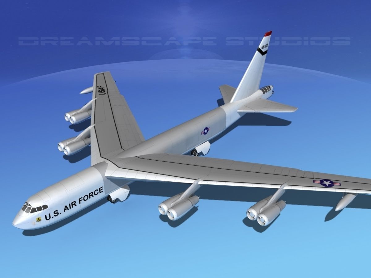 Boeing B-52C Stratofortress V03 3D model_10