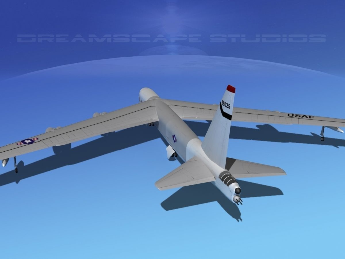 Boeing B-52C Stratofortress V03 3D model_7