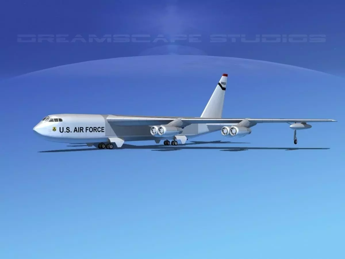 Boeing B-52C Stratofortress V03 3D model_0