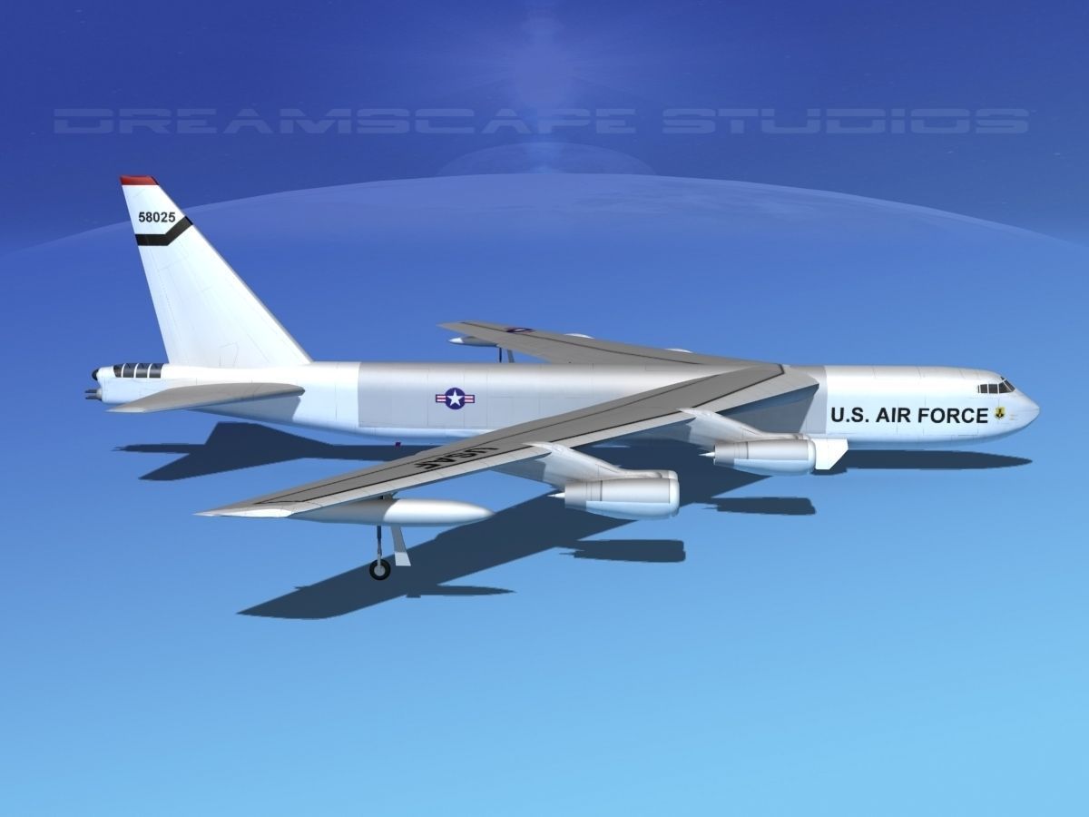 Boeing B-52C Stratofortress V03 3D model_4