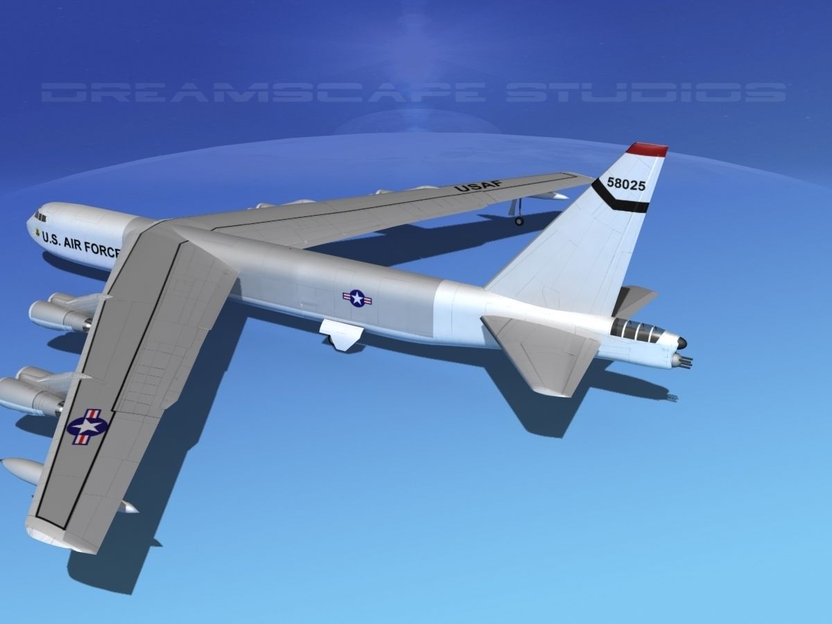 Boeing B-52C Stratofortress V03 3D model_8