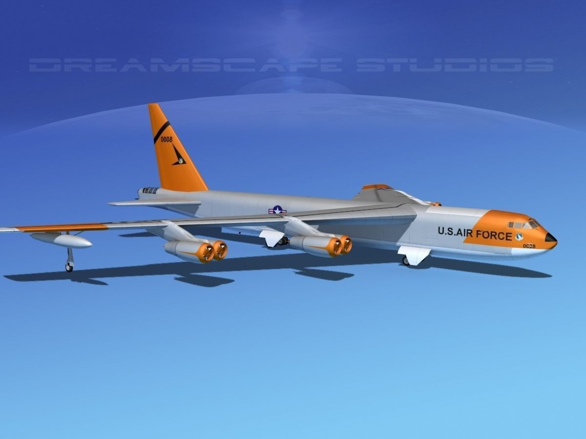 Boeing B-52C Stratofortress V04 3D model_3