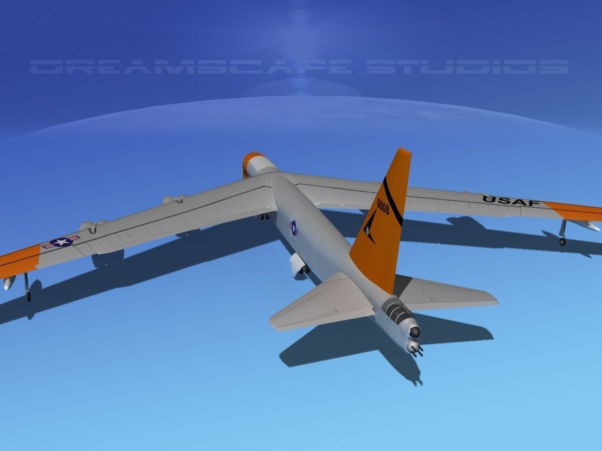 Boeing B-52C Stratofortress V06 3D model_7