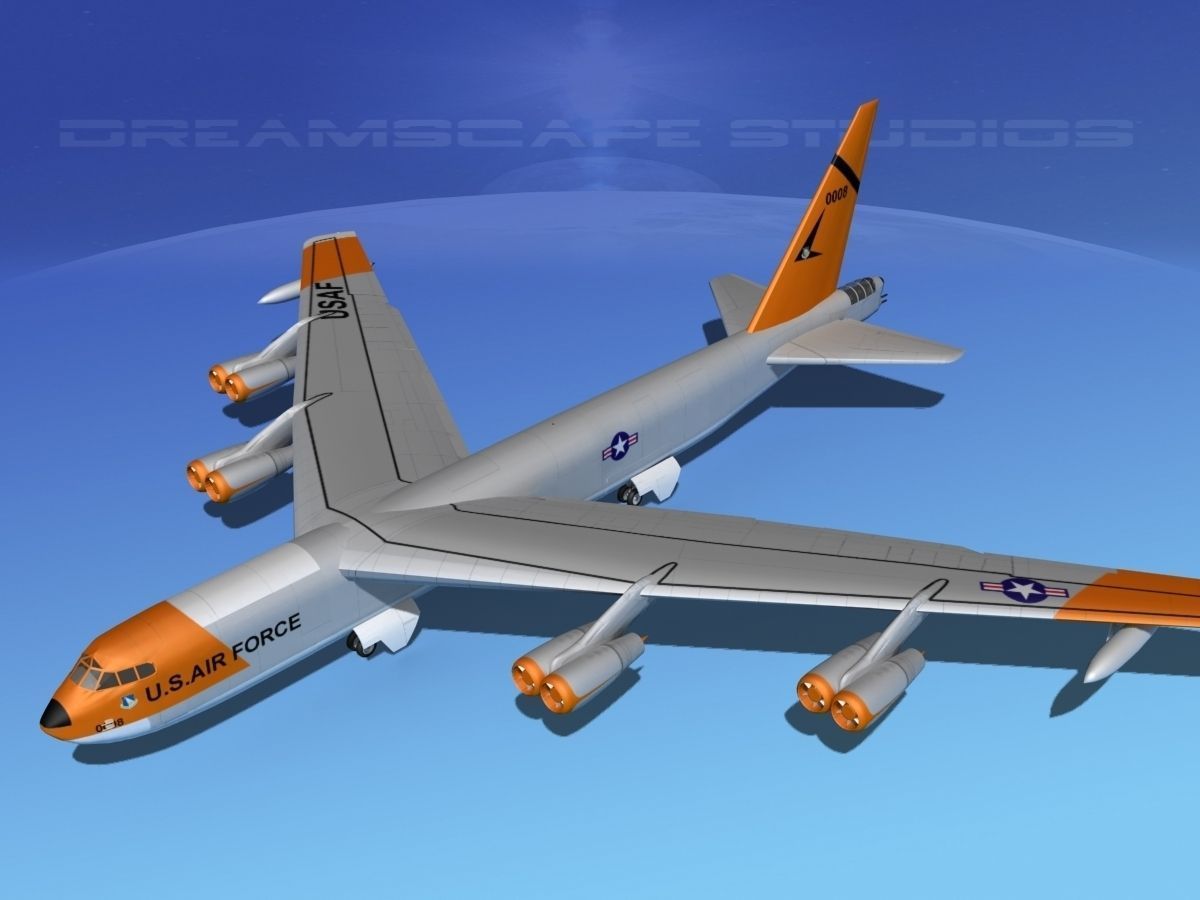 Boeing B-52C Stratofortress V06 3D model_10