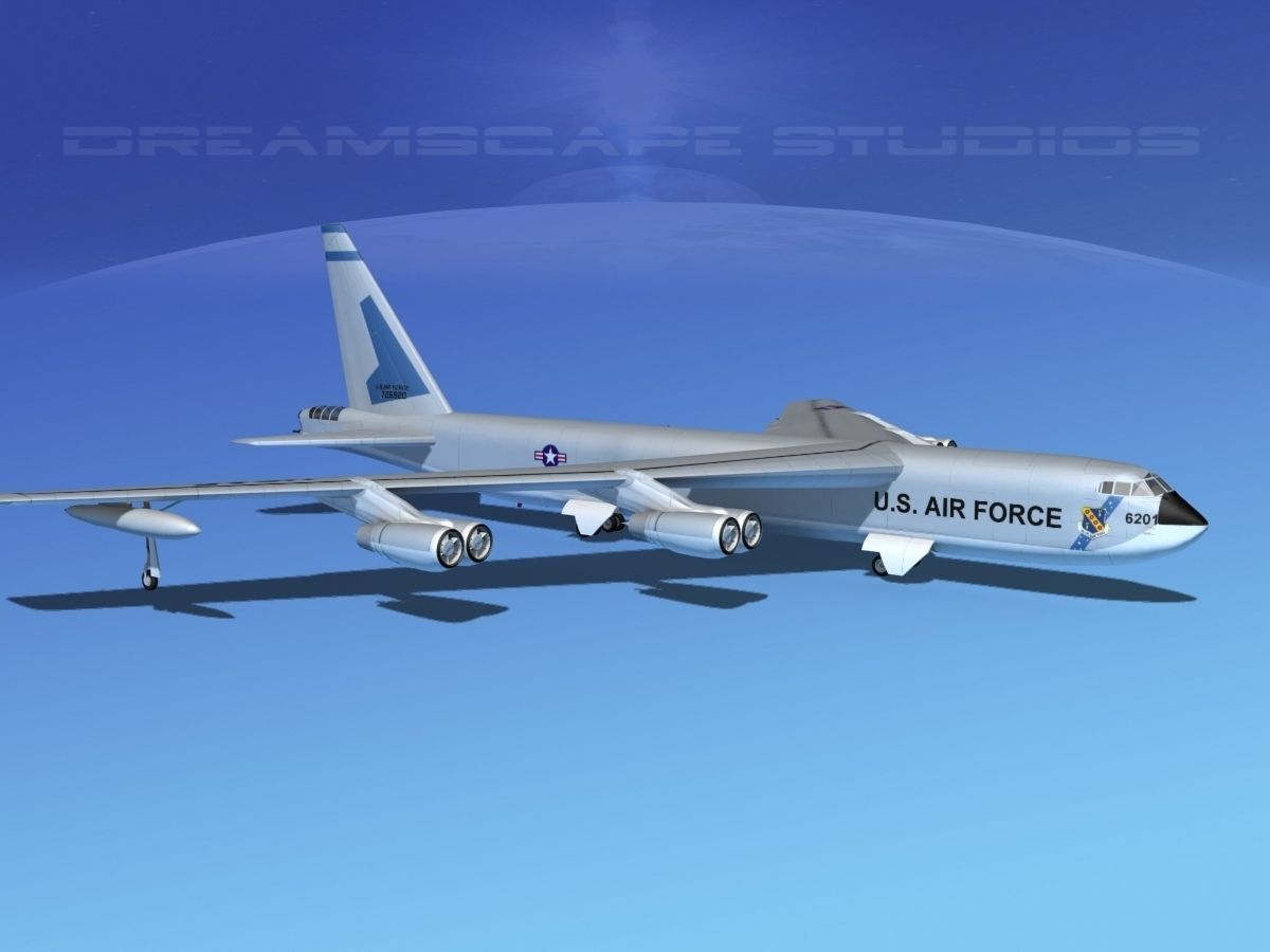 Boeing B-52C Stratofortress V07 3D model_4