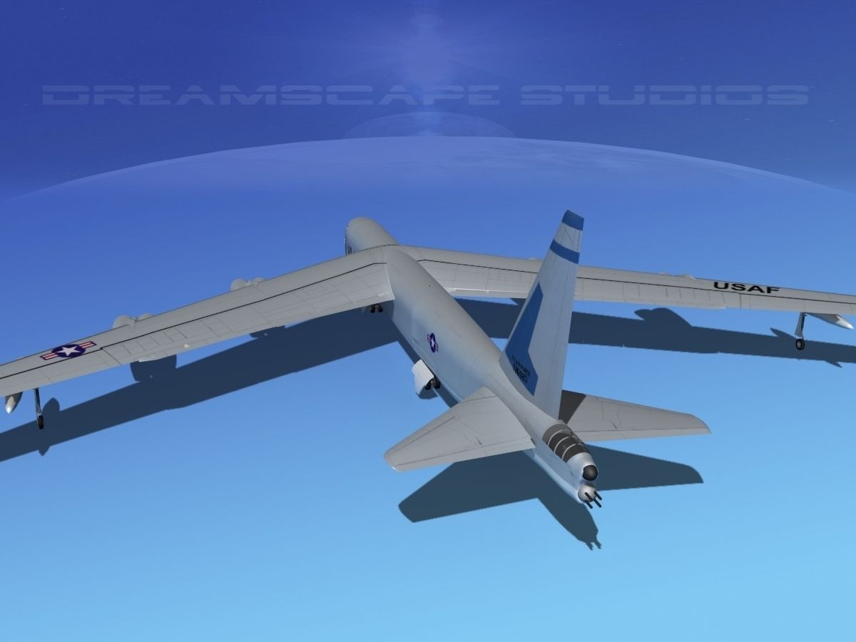 Boeing B-52C Stratofortress V07 3D model_8