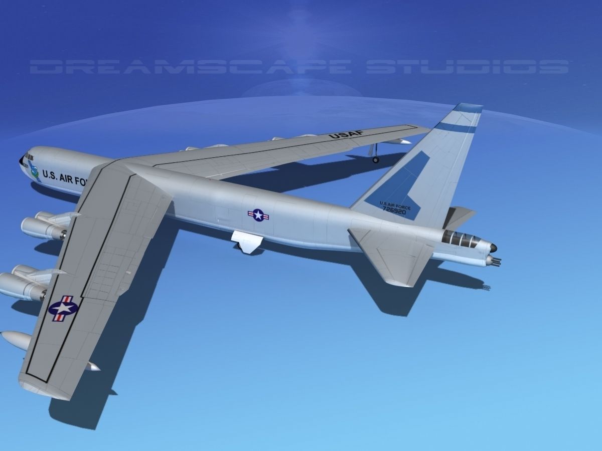 Boeing B-52C Stratofortress V07 3D model_9