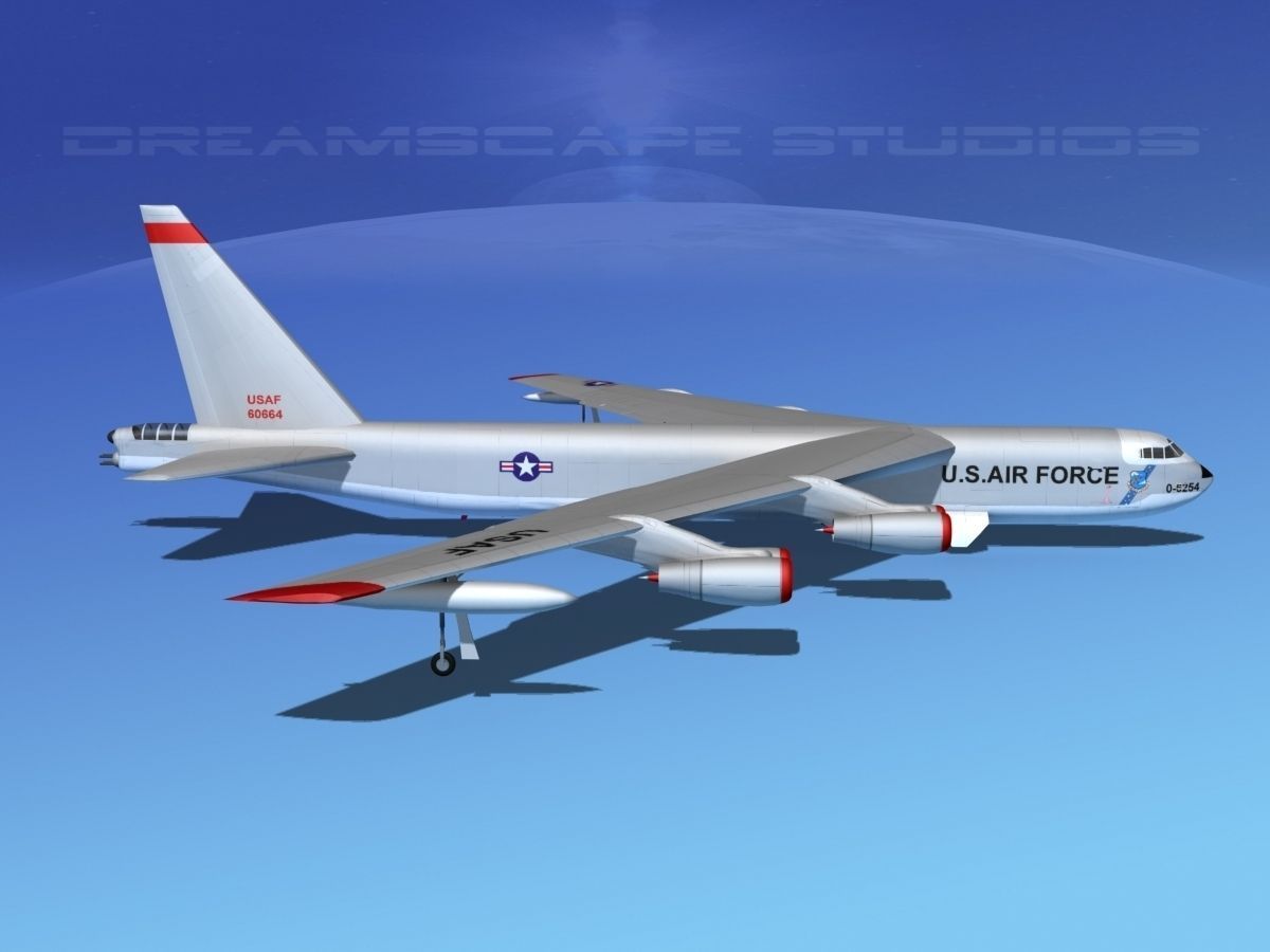 Boeing B-52D Stratofortress  V01 3D model_6