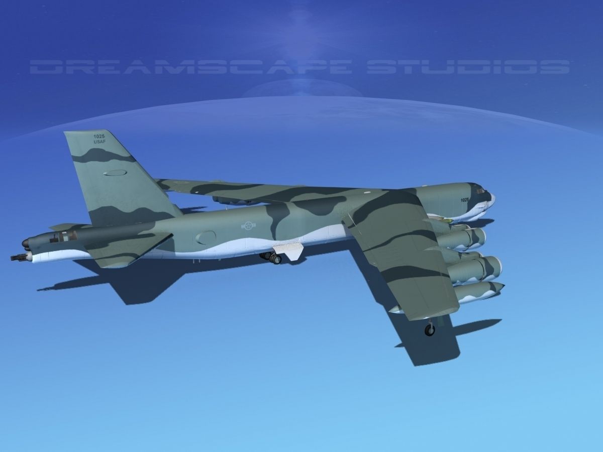 Boeing B-52G Stratofortress V02 3D model_6