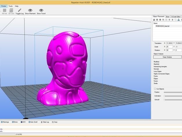 Cyborg Bust Free 3D print model_3
